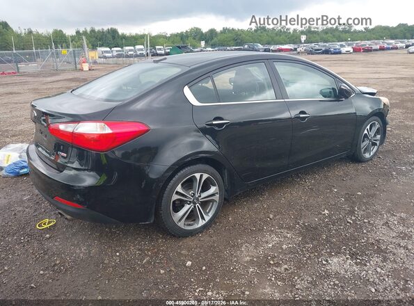 KNAFX4A84G5546618 2016 KIA FORTE Black უკანა მარჯვენა
