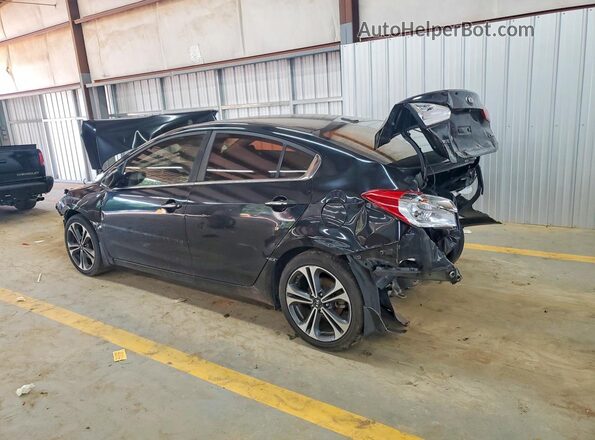 KNAFX4A89G5518149 2016 KIA FORTE Black უკანა მარცხენა
