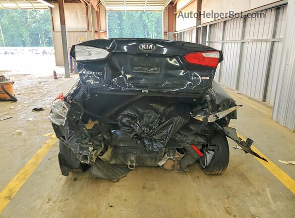 KNAFX4A89G5518149 2016 KIA FORTE Black უკანა ხედი