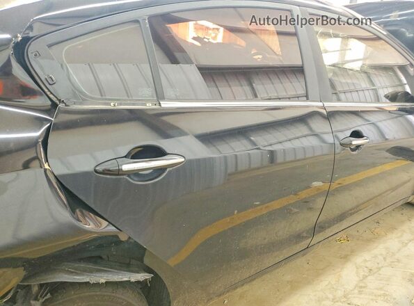 KNAFX4A89G5518149 2016 KIA FORTE Black უკანა სავარძლების ხედი