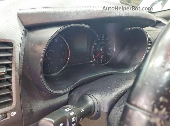KNAFX4A89G5518149 2016 KIA FORTE Black ხელსაწყოთა პანელის ხედი