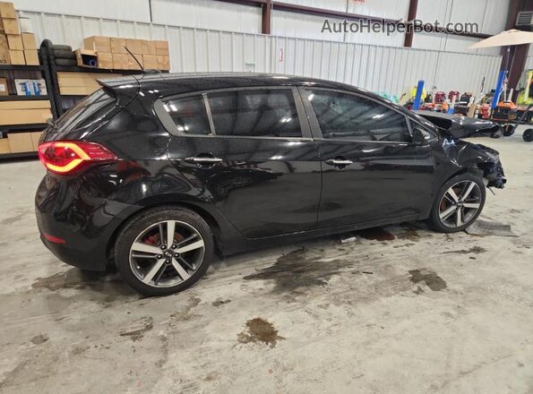 KNAFX5A85H5725726 2017 KIA FORTE Черный Задняя правая четверть