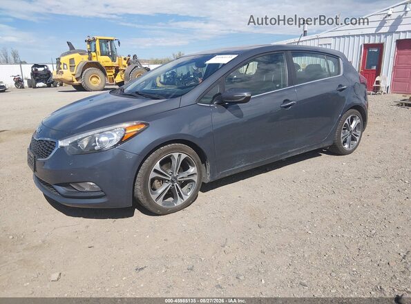 KNAFX5A86G5526859 2016 KIA FORTE Gray Front left