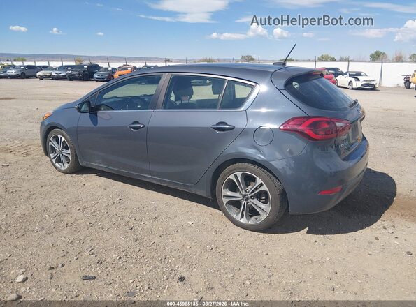 KNAFX5A86G5526859 2016 KIA FORTE Gray Rear left