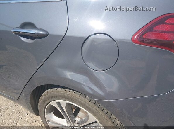 KNAFX5A86G5526859 2016 KIA FORTE Gray Front view
