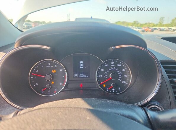 KNAFX6A85G5588355 2016 KIA FORTE Серебряный Вид щитка приборов