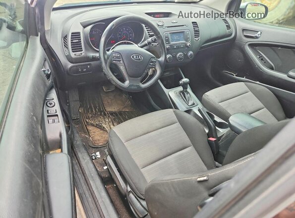 KNAFX6A88G5598278 2016 KIA FORTE Серебряный Вид панели приборов