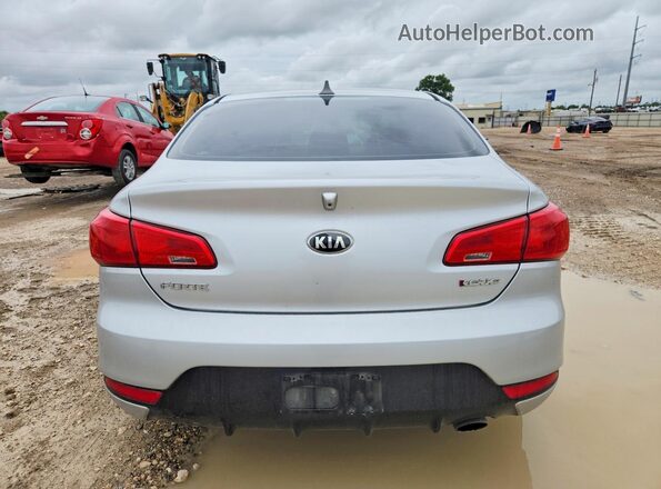 KNAFX6A88G5598278 2016 KIA FORTE Серебряный Вид сзади