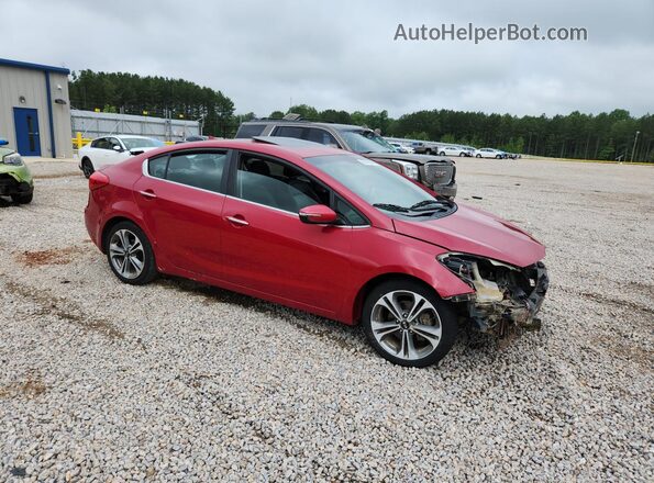 KNAFZ4A83G5571908 2016 KIA FORTE Red წინა მარჯვენა