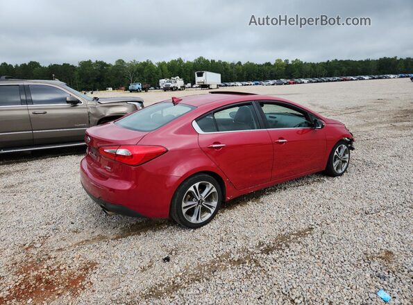 KNAFZ4A83G5571908 2016 KIA FORTE Red უკანა მარჯვენა