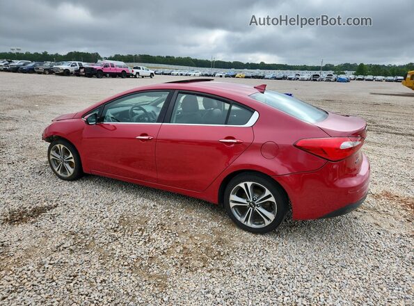 KNAFZ4A83G5571908 2016 KIA FORTE Red უკანა მარცხენა