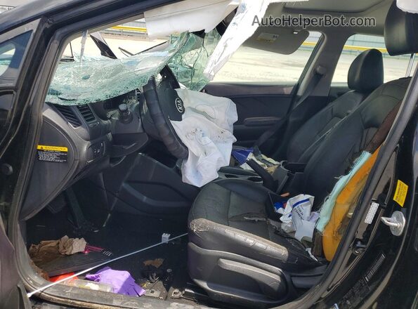 KNAFZ4A85G5519129 2016 KIA FORTE Black Vista interior delantera
