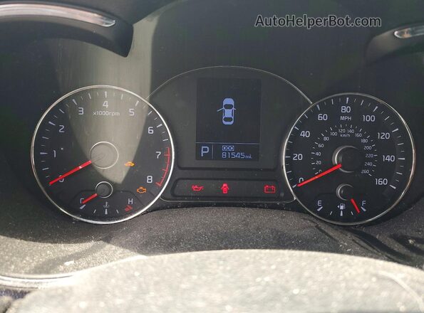 KNAFZ4A86G5550437 2016 KIA FORTE Silver ხელსაწყოთა პანელის ხედი