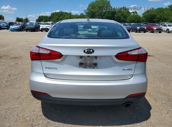 KNAFZ4A86G5550437 2016 KIA FORTE Silver უკანა ხედი