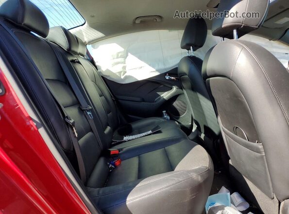 KNAFZ4A87G5491348 2016 KIA FORTE Maroon Вид задніх сидінь