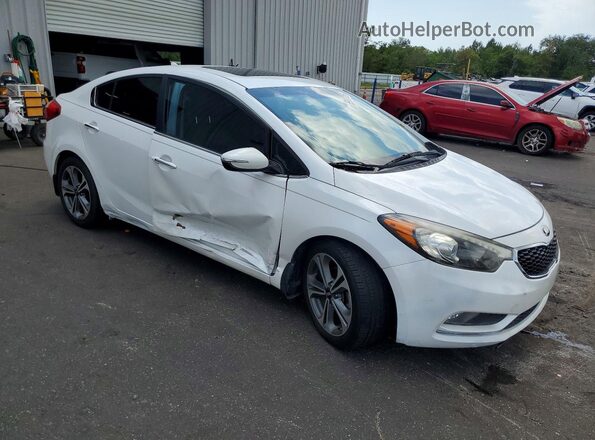 KNAFZ4A8XG5553406 2016 KIA FORTE White Передня права чверть