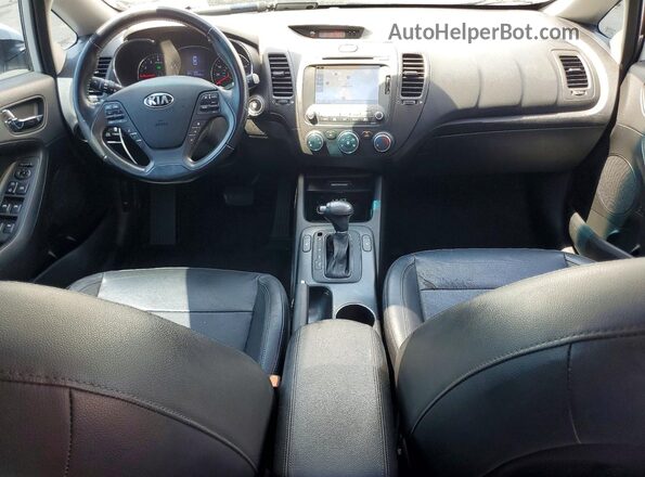 KNAFZ4A8XG5553406 2016 KIA FORTE White Вид панелі приладів