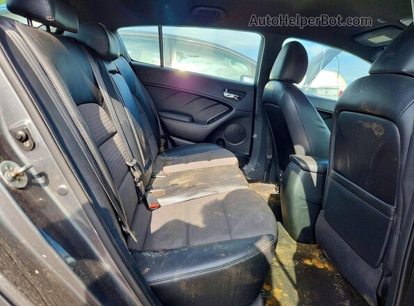 KNAFZ5A35G5592172 2016 KIA FORTE Silver უკანა სავარძლების ხედი
