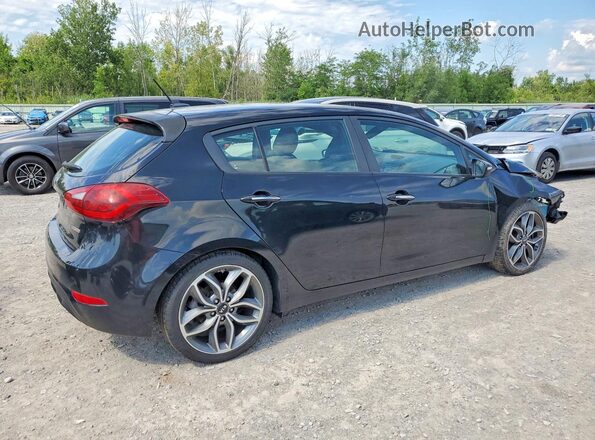 KNAFZ5A36G5590141 2016 KIA FORTE Black Задня права чверть