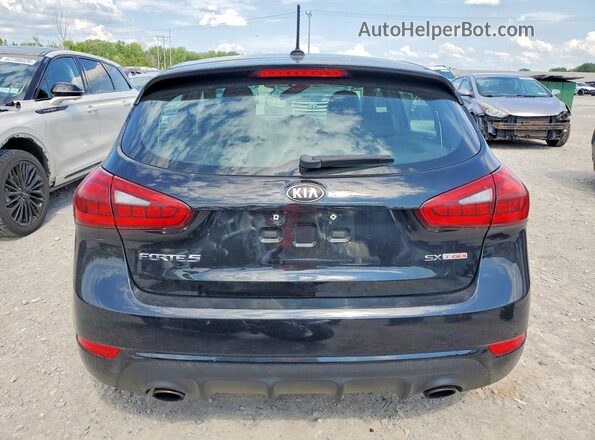 KNAFZ5A36G5590141 2016 KIA FORTE Black Вид ззаду