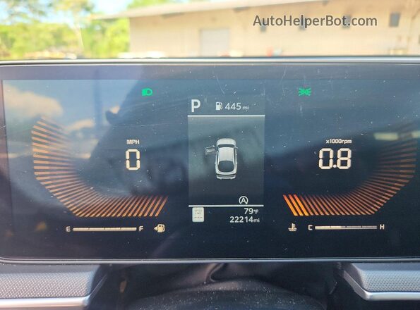 KNAG24J73S5357235 2025 KIA K5 Черный Вид щитка приборов