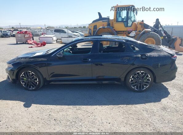 KNAG44J83S5340650 2025 KIA K5 Black Սալոնի 360 աստիճան տեսք