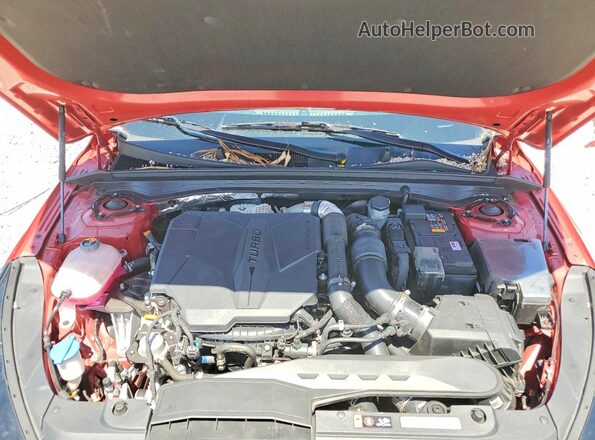 KNAG44J87S5322474 2025 KIA K5 Красный Вид задней части салона