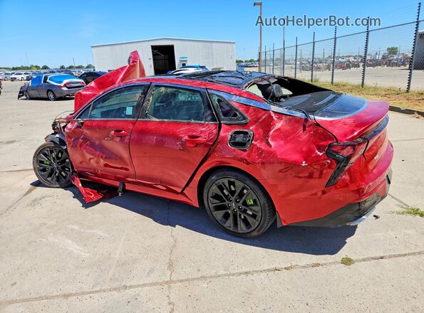 KNAG44J89S5298579 2025 KIA K5 Red Задня ліва чверть