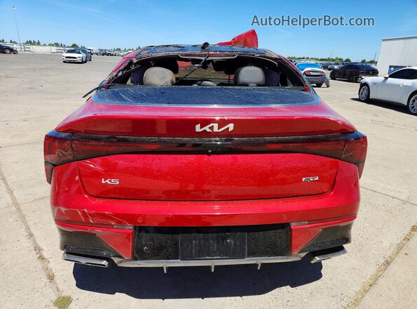 KNAG44J89S5298579 2025 KIA K5 Red Вид ззаду