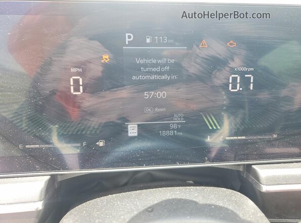 KNAG44J8XS5341245 2025 KIA K5 Silver Вид щитка приладів