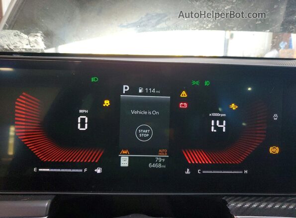 KNAG64J73T5451685 2026 KIA K5 Black Widok zestawu wskaźników