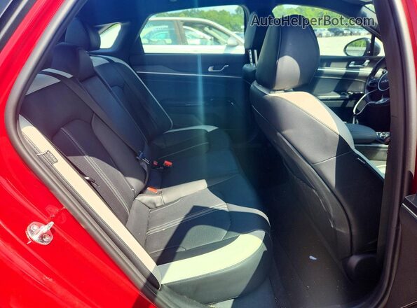 KNAG64J74S5370130 2025 KIA K5 Red Rear seats view