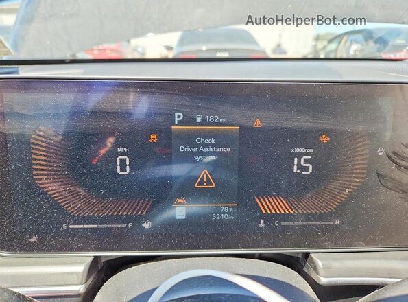 KNAG64J75T5457312 2026 KIA K5 Black Instrument cluster view