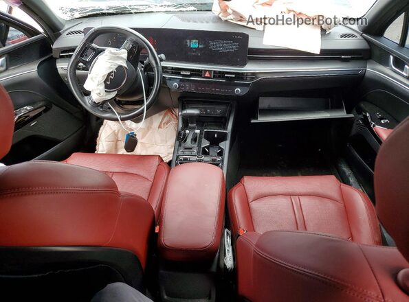 KNAG64J7XS5299922 2025 KIA K5 Black Dashboard view
