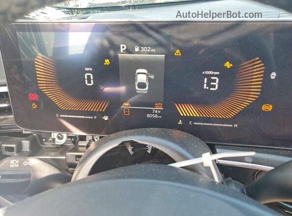 KNAG64J7XT5424659 2026 KIA K5 Gray Instrument cluster view
