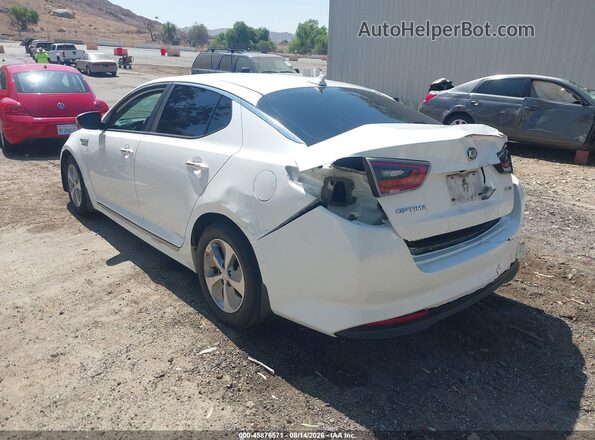 KNAGM4AD4G5099752 2016 KIA OPTIMA HYBRID Белый Задняя левая четверть