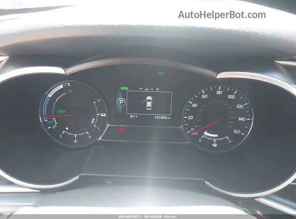 KNAGM4AD4G5099752 2016 KIA OPTIMA HYBRID Белый Вид задних сидений