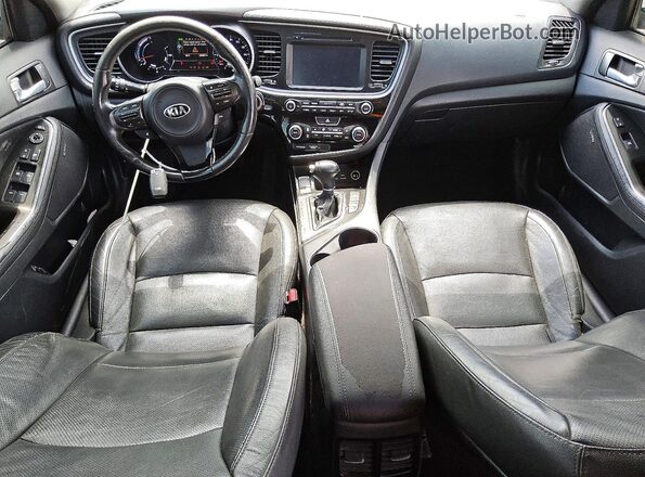 KNAGN4AD3G5094135 2016 KIA OPTIMA White Առջևի վահանակի տեսք