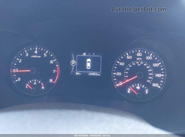 KNAGT4L34G5083753 2016 KIA OPTIMA Белый Вид задних сидений