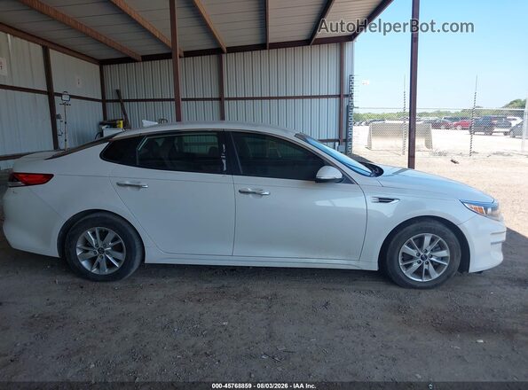 KNAGT4L34G5083753 2016 KIA OPTIMA Белый Панорамный вид салона 360°
