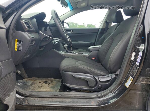 KNAGT4L37H5131358 2017 KIA OPTIMA Black წინა სალონის ხედი