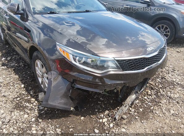 KNAGT4L39J5233993 2018 KIA OPTIMA Коричневый 