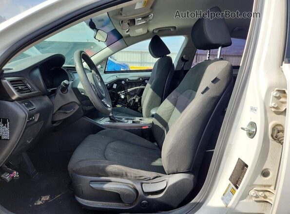 KNAGT4L3XG5104329 2016 KIA OPTIMA White Widok wnętrza z przodu