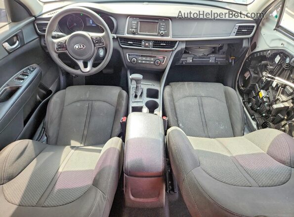 KNAGT4L3XG5104329 2016 KIA OPTIMA White Widok deski rozdzielczej