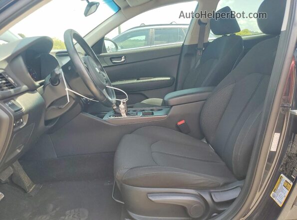 KNAGT4LE3J5023634 2018 KIA OPTIMA Charcoal Widok wnętrza z przodu