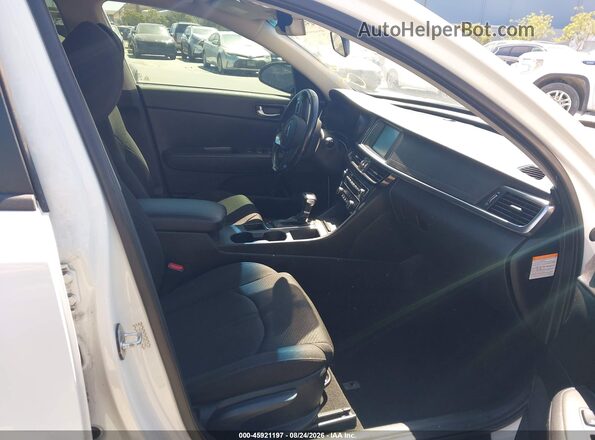 KNAGT4LE6H5013402 2017 KIA OPTIMA White Vista interior delantera
