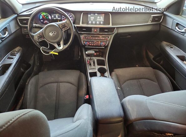 KNAGT4LE9H5018531 2017 KIA OPTIMA Gray Widok deski rozdzielczej