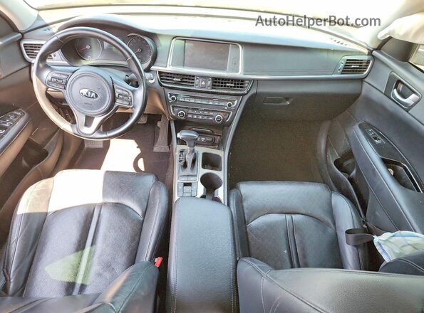 KNAGU4LC2H5005941 2017 KIA OPTIMA Black Dashboard view