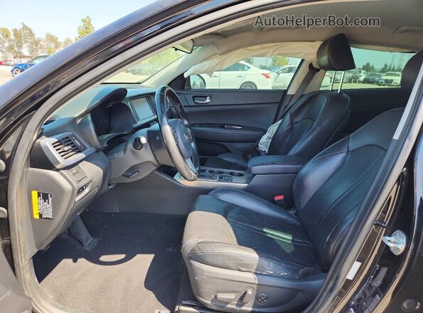 KNAGU4LC2H5005941 2017 KIA OPTIMA Black Front interior view