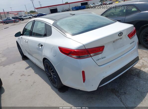 KNAGU4LE0H5010959 2017 KIA OPTIMA HYBRID Белый Задняя левая четверть